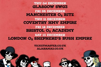 ALABAMA 3 – Embark Upon Run of UK Tour Dates This Winter – Tickets On Sale Now